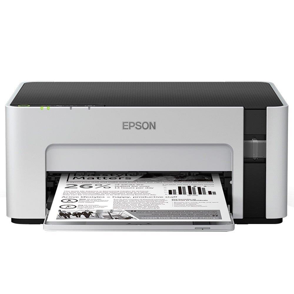 Impressora Tanque De Tinta Epson Ecotank M1120, Preto, USB 2.0,  Wifi, Duplex, Bivolt - C11CG96302