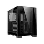 Gabinete Gamer Lian Li, Dynamic Mini Itx, Lateral E Frontal Em Vidro Preto, Black - Pc-o11d