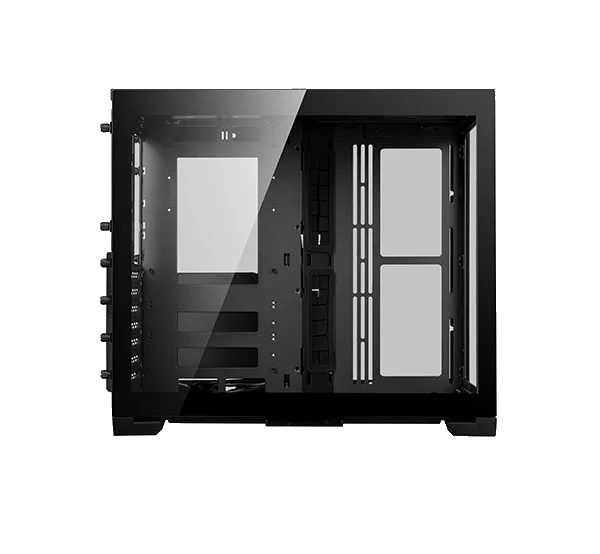 Gabinete Gamer Lian Li, Dynamic Mini Itx, Lateral E Frontal Em Vidro Preto, Black - Pc-o11d