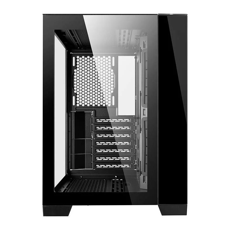 Gabinete Gamer Lian Li, Dynamic Mini Itx, Lateral E Frontal Em Vidro Preto, Black - Pc-o11d