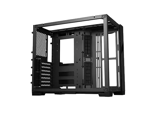 Gabinete Gamer Lian Li, Dynamic Mini Itx, Lateral E Frontal Em Vidro Preto, Black - Pc-o11d