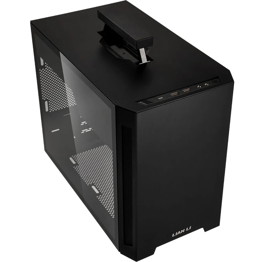 Imagem 4 de 5 do produto Gabinete Gamer Lian Li, Tu150wx Mini Itx, Vidro Preto - Tu150wx-black