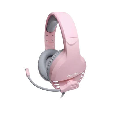 Headset Com Fio Oex Hs414, LED, 7.1, Drivers 50mm, Usb, Pink Fox Newex