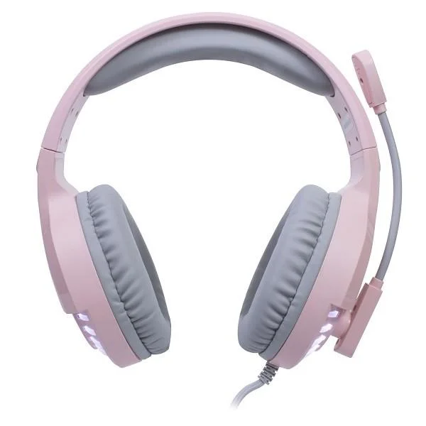 Imagem 5 de 5 do produto Headset Com Fio Oex Hs414, LED, 7.1, Drivers 50mm, Usb, Pink Fox Newex