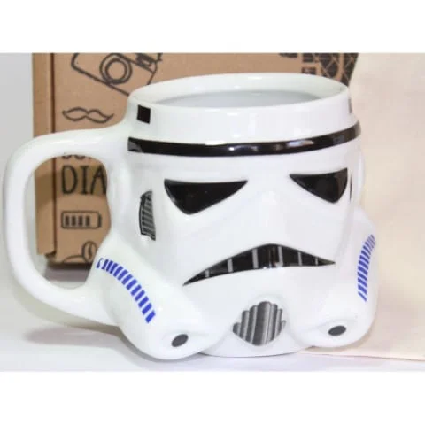 Imagem 3 de 5 do produto Caneca Formato 3d 500ml Stormtrooper Star Wars