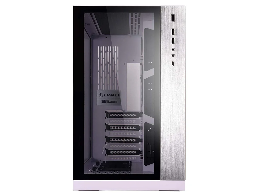 Imagem 2 de 5 do produto Gabinete Lian Li 011 Dynamic Branco Mid Tower Lateral De Vidro Temperado - Dynamic 011 Branco