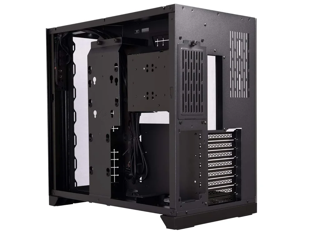 Imagem 5 de 5 do produto Gabinete Lian Li 011 Dynamic Preto Mid Tower Lateral de Vidro Temperado - Dynamic 011 Preto