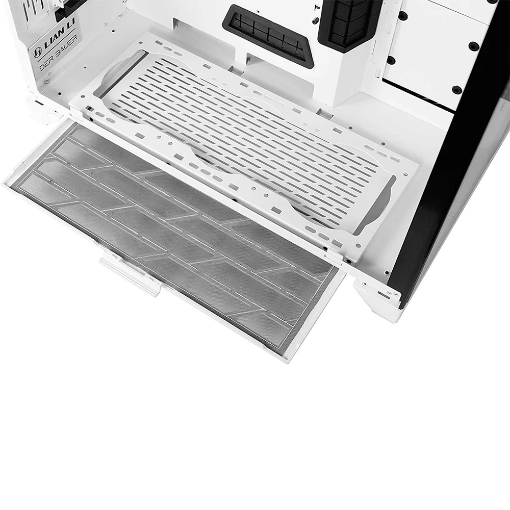 Imagem 3 de 5 do produto Gabinete Lian Li 011 Dynamic XL ROG Edition Branco Full Tower Lateral de Vidro Temperado - 011DXL-W