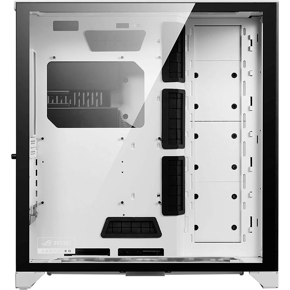 Imagem 4 de 5 do produto Gabinete Lian Li 011 Dynamic XL ROG Edition Branco Full Tower Lateral de Vidro Temperado - 011DXL-W