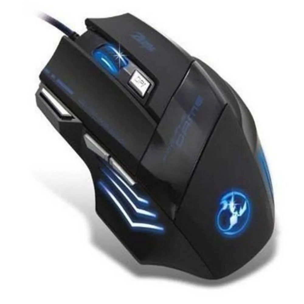 Imagem 2 de 3 do produto Mouse Gamer LED, Alta Precisão, Jogos War, PC, Notebook, 2400 DPI
