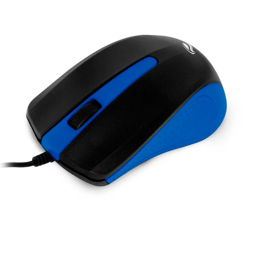 Mouse C3tech Ms-20bl Basico Preto/azul Usb Mouse C3tech Ms-20bl Basico Preto/azul Usb