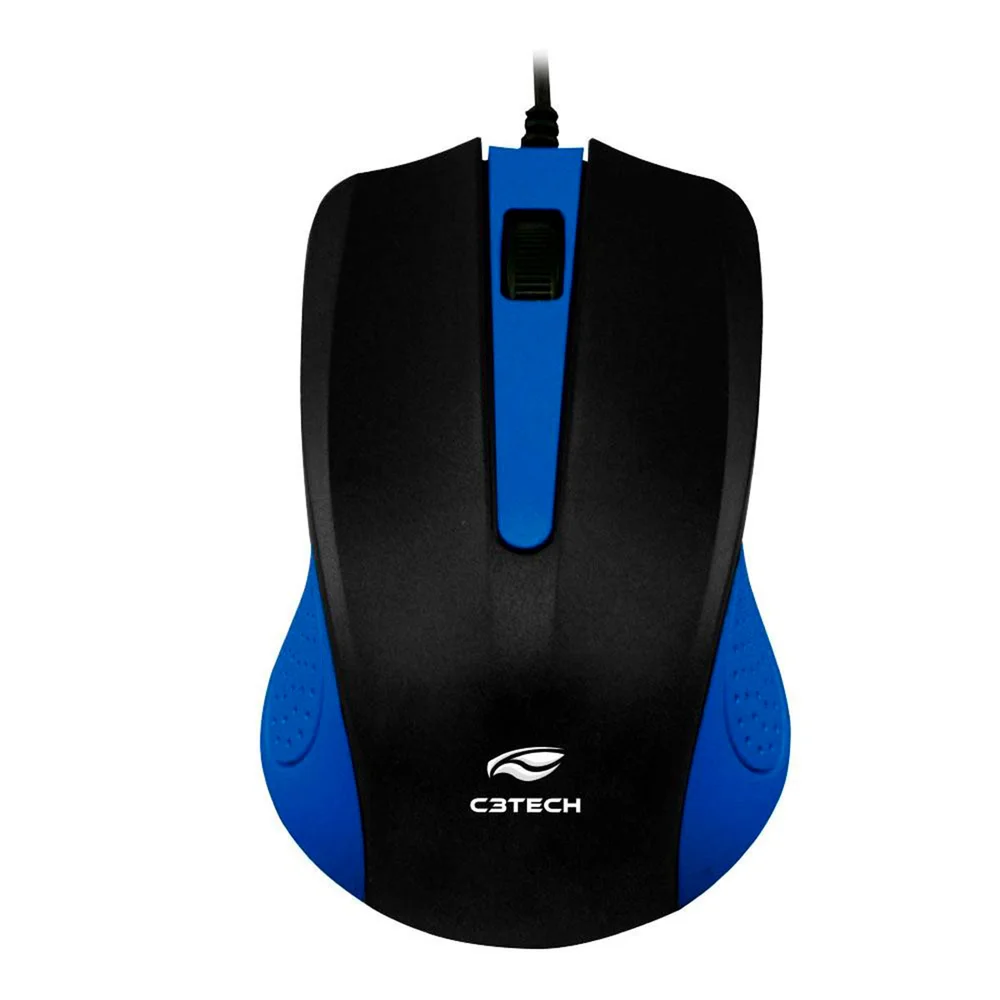 Imagem 2 de 5 do produto Mouse C3tech Ms-20bl Basico Preto/azul Usb
