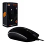 Mouse Gamer OEX ORIUM MS323, LED Rainbow, 3200DPI, 6 Botões, Preto