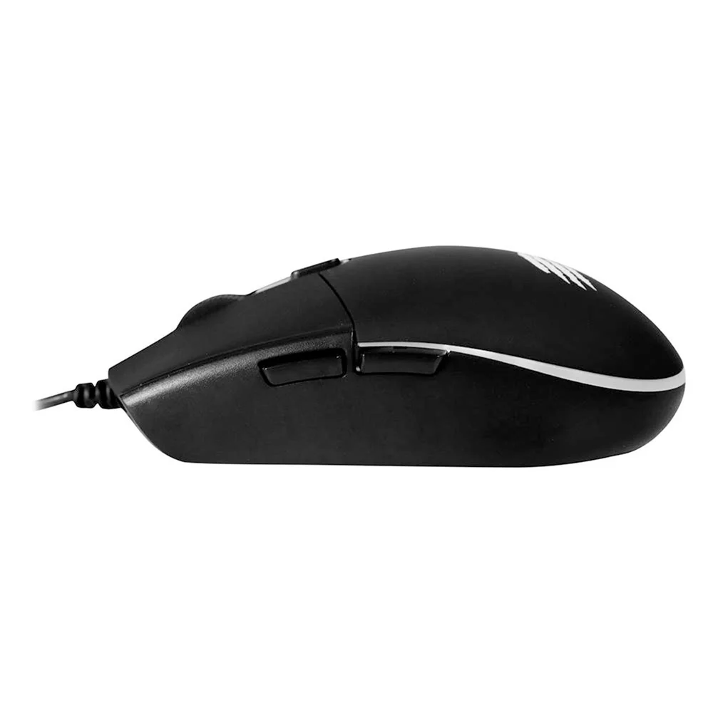 Mouse Gamer OEX ORIUM MS323 LED Rainbow Preto