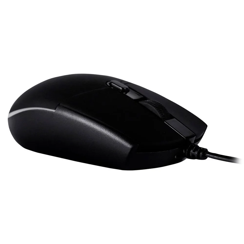 Mouse Gamer OEX ORIUM MS323, LED Rainbow, 3200DPI, 6 Botões, Preto
