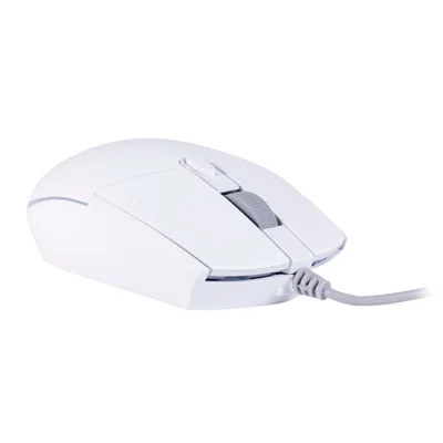 Mouse Gamer OEX Orium MS323, USB, 3200 DPI, LED Rainbow, 6 Botões, Branco