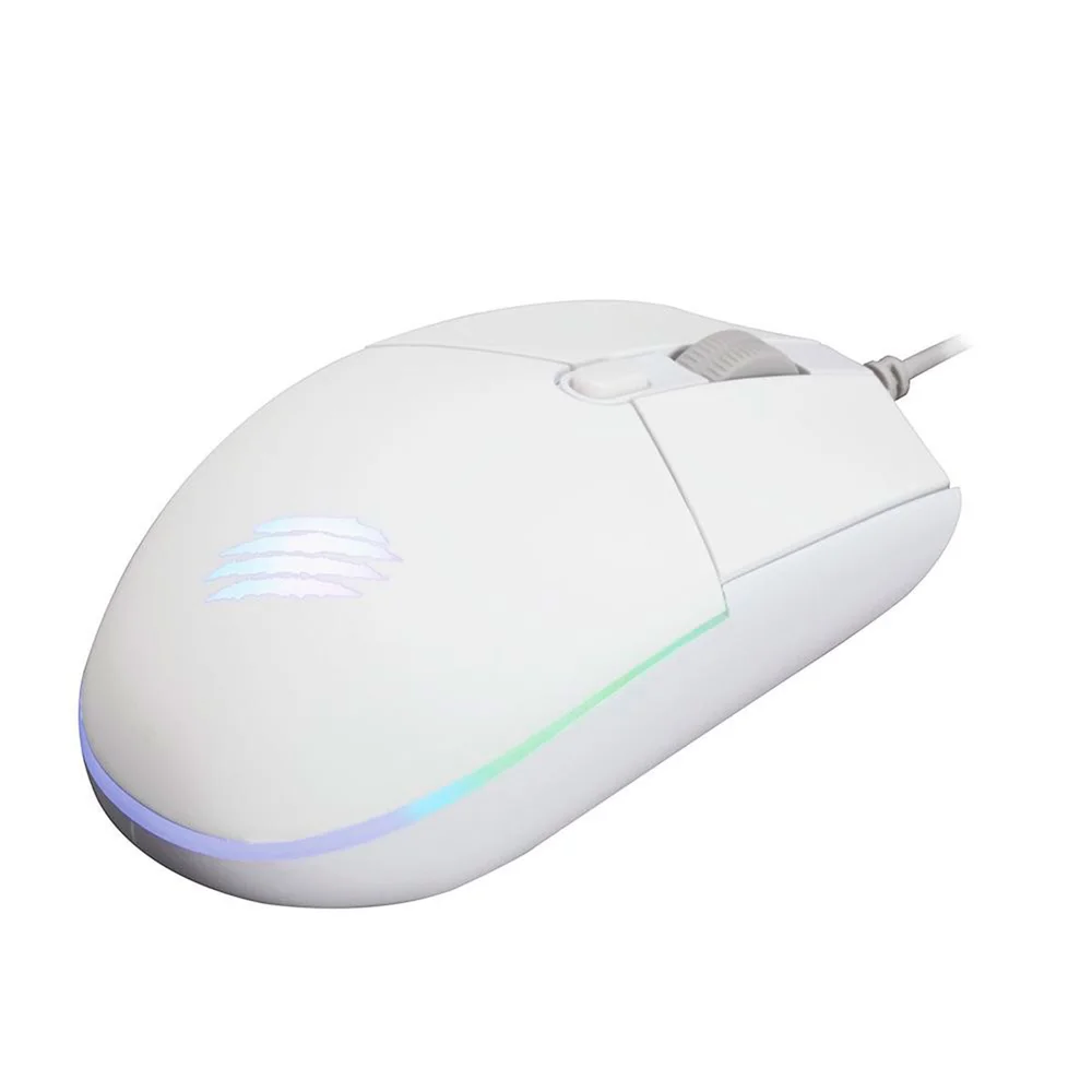 Imagem 4 de 5 do produto Mouse Gamer OEX Orium MS323, USB, 3200 DPI, LED Rainbow, 6 Botões, Branco