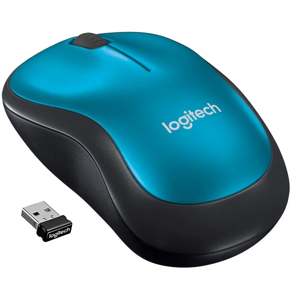 Imagem 4 de 5 do produto Mouse Sem Fio Logitech M185, Wireless 2.4Ghz, Azul - 910-003636