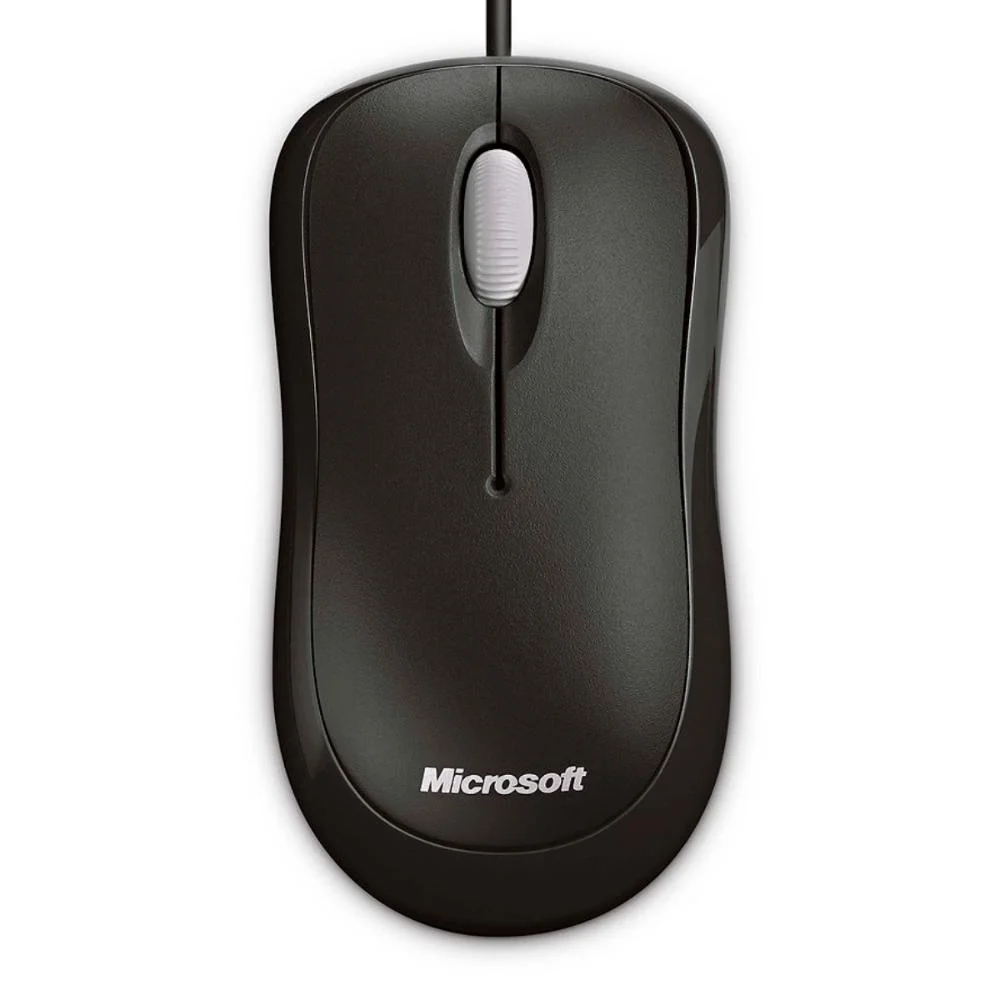 Imagem 5 de 5 do produto Mouse Com Fio Microsoft Wired Basic, 800 dpi, USB, Preto - P58-00061
