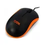 Mouse Oex MS103 USB Preto/Laranja