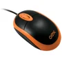 Mouse Oex MS103 USB Preto/Laranja
