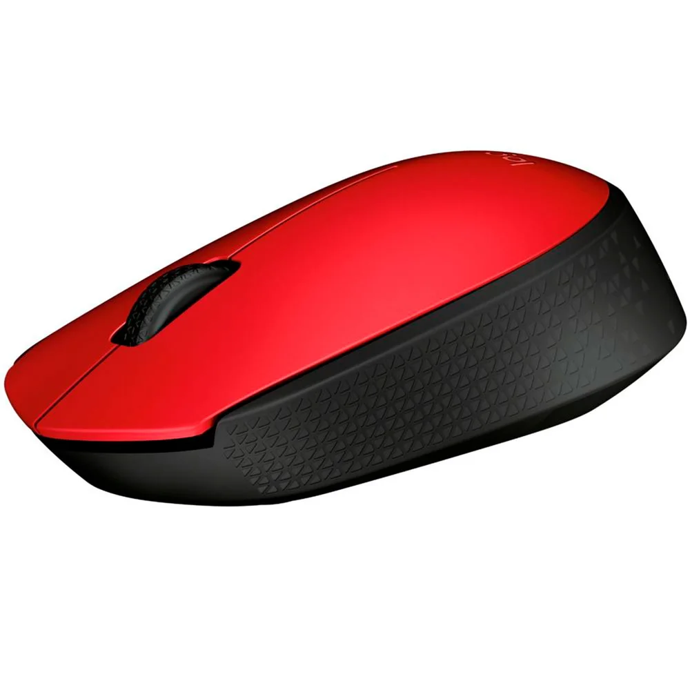 Imagem 1 de 5 do produto Mouse Optico Sem Fio, M170, Vermelho, Logitech - Blister