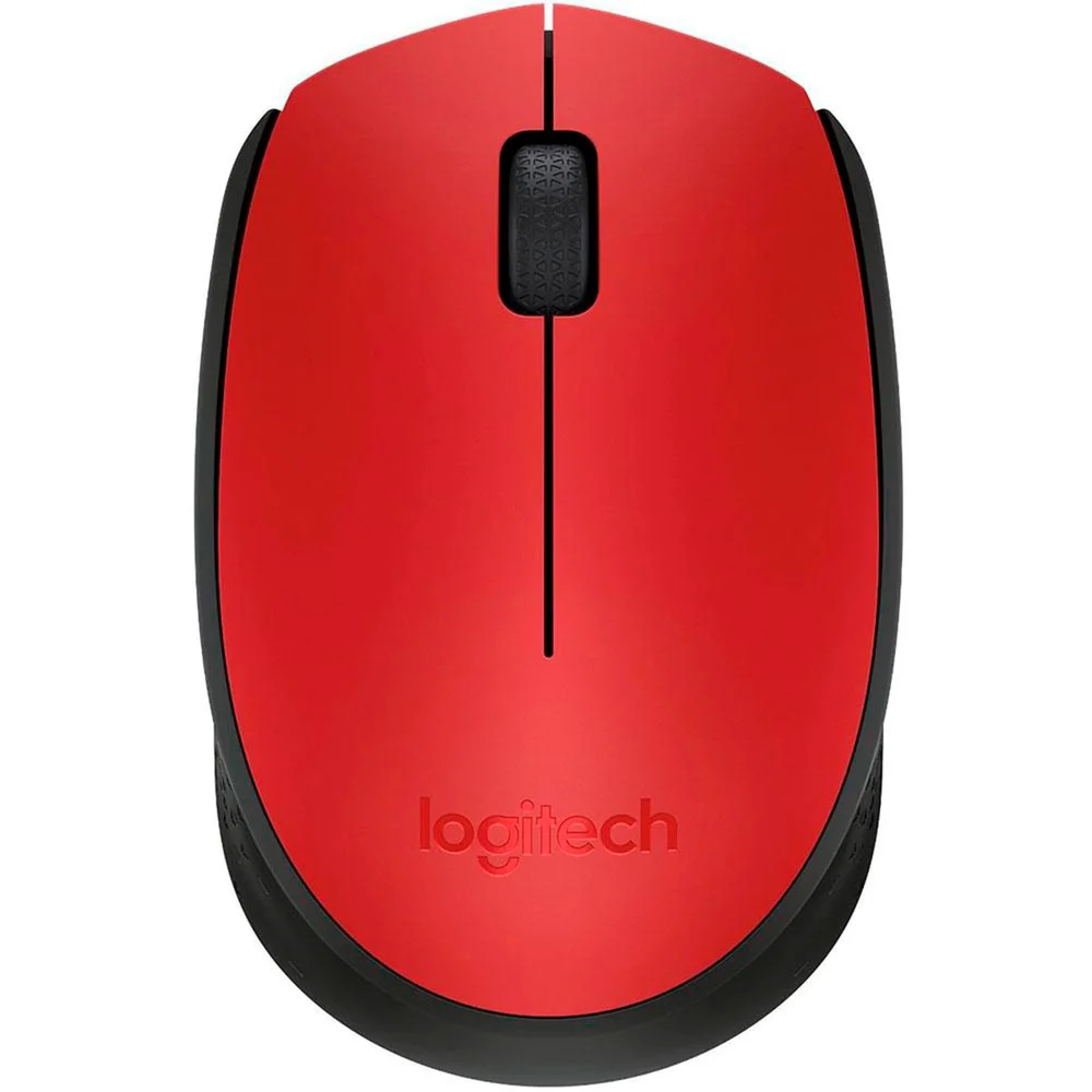 Imagem 3 de 5 do produto Mouse Optico Sem Fio, M170, Vermelho, Logitech - Blister