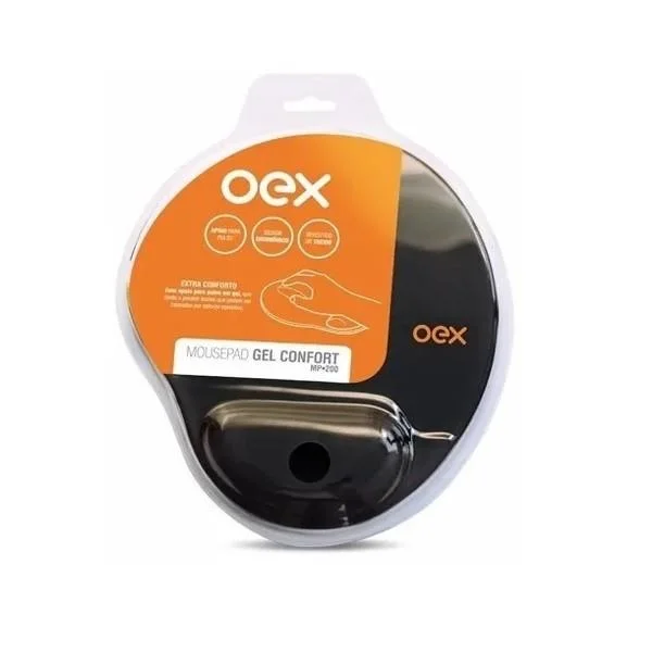 Imagem 3 de 3 do produto Mousepad Oex Gel Confort, Apoio De Pulso - Mp200