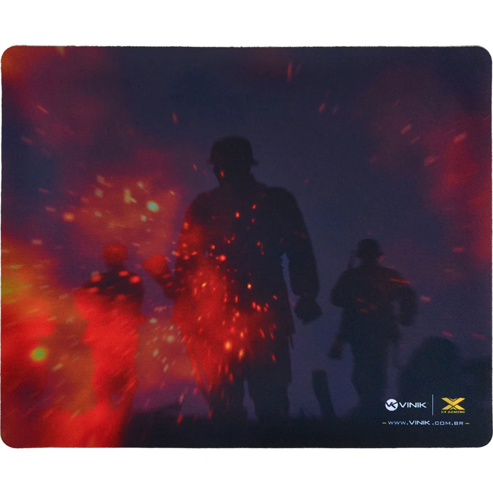 Mouse Pad Gamer Vinik Vx Gaming War, C/ Base Emborrachada 320x270x2mm - 34246 Mouse Pad Gamer Vinik Vx Gaming War, C/ Base Emborrachada 320x270x2mm - 34246