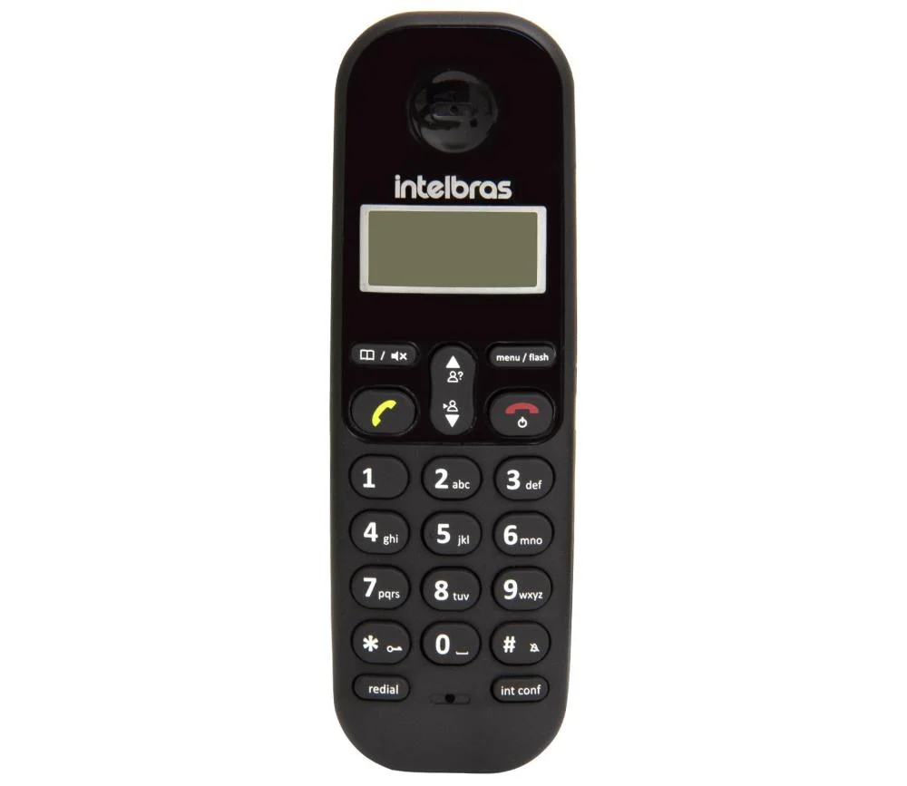 Telefone Intelbras, Sem Fio, Preto- Ts3130
