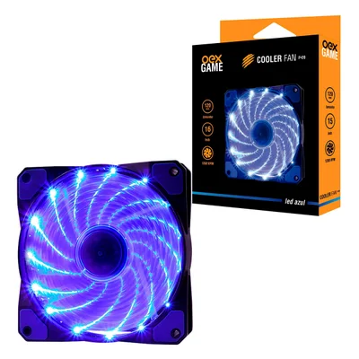 Cooler FAN OEX F20, 120mm, LED Azul, 1200 RPM