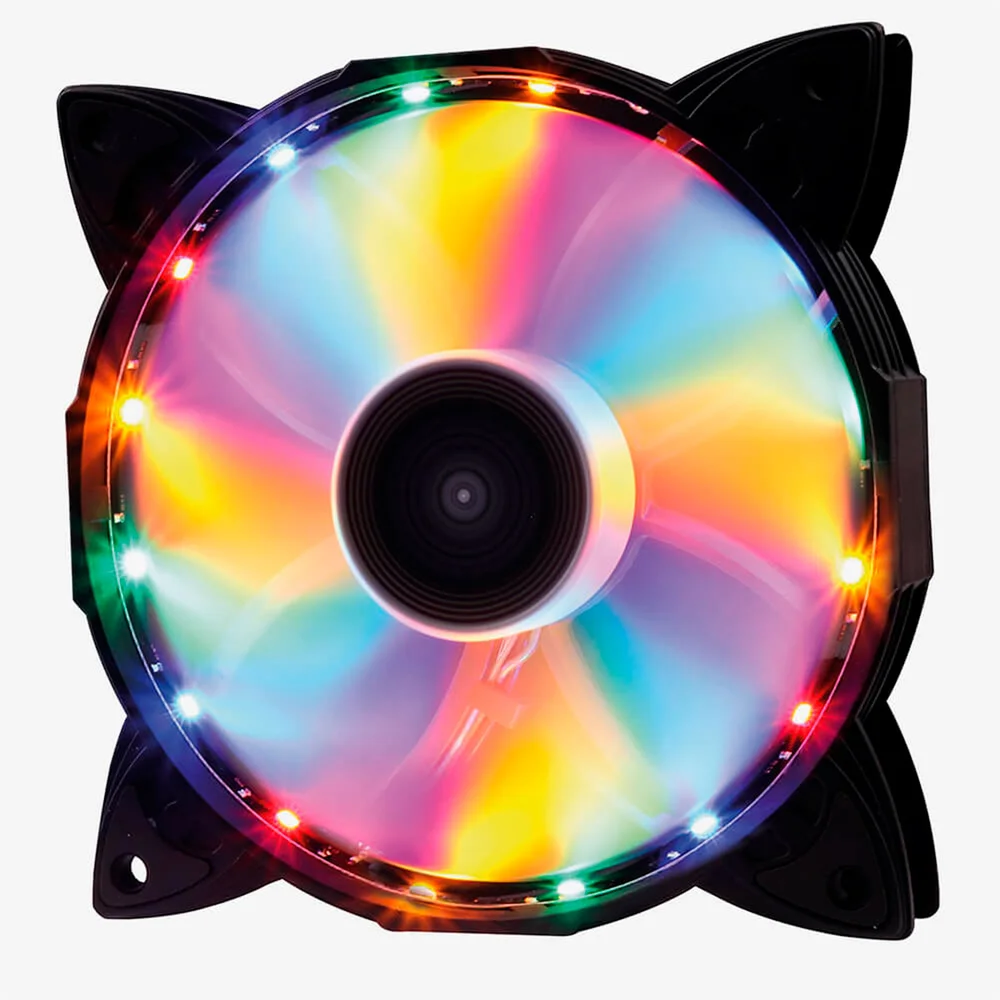 Cooler FAN OEX F30, 120mm, LED, 4 Cores Fixas 6