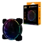 Cooler FAN OEX F40, 120mm, RGB LED, 1200 RPM, Rainbow 3
