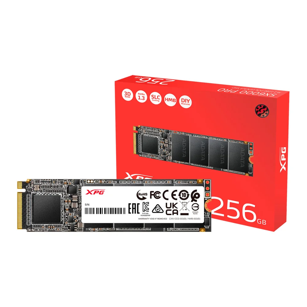 内蔵型SSD ADAT XPG SX6000NP Lite 1TB M.2 SSD SSD Adata Xpg Sx6000 Lite 256GB M2 NVME KaBuM