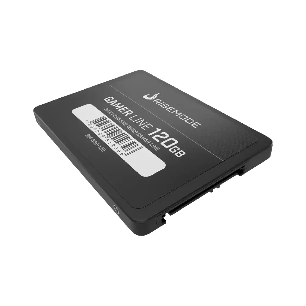 SSD Rise Mode Gamer Line, 120GB, Leitura: 530MB/s, Gravação: 520MB/s, SATA III,  Preto - RM-SSD-120