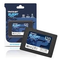 Ssd 120gb 2.5 Sata 3 450mb/s Leit - 320mb/s Grav Burst Elite - PBE120GS25SSDR - PatriotCom 120GB de memória para manter seus dados armazenados em segu