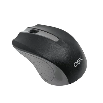 Mouse Sem Fio Oex, Wireless, Experience, 1200 Dpi, Cinza - Ms404