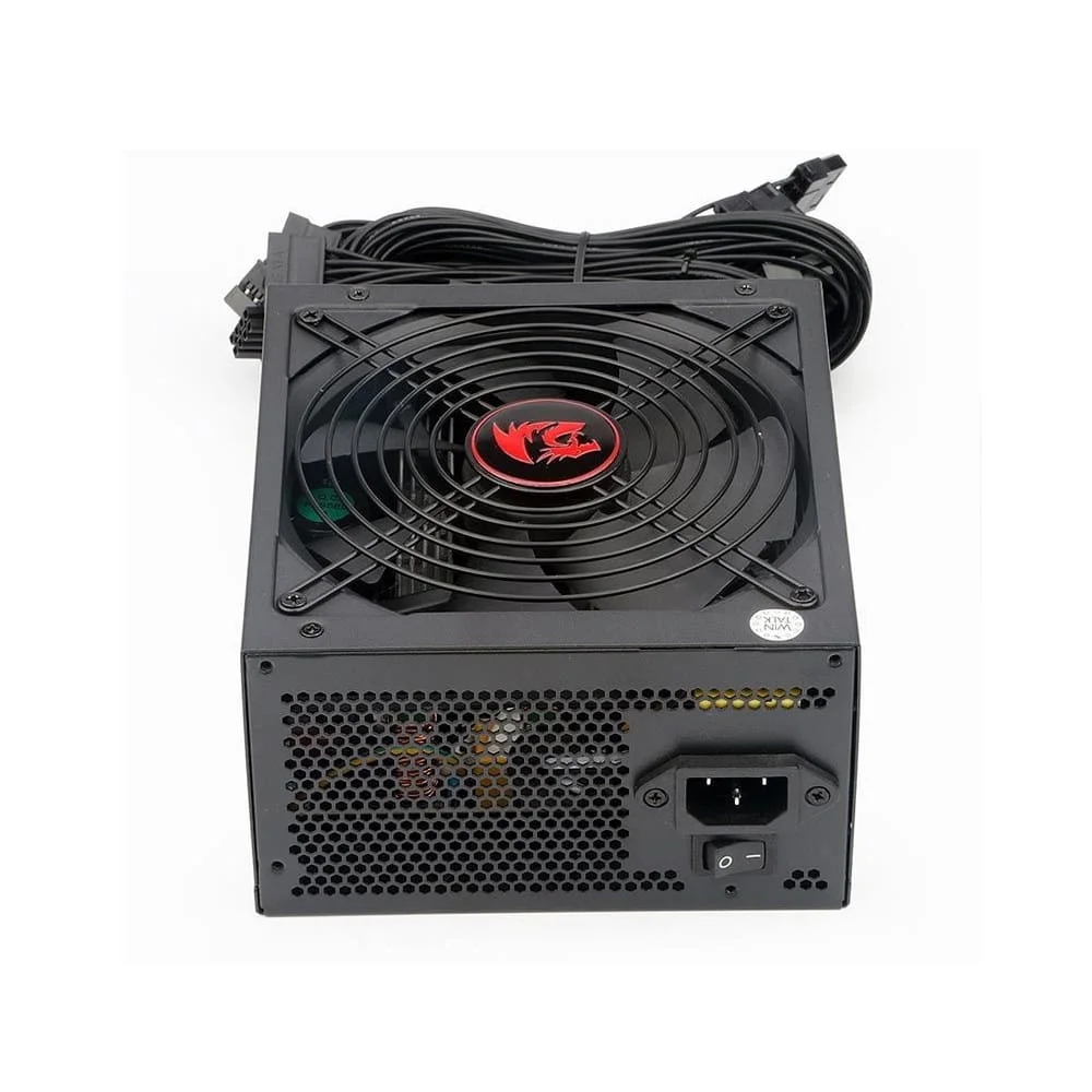 Imagem 2 de 5 do produto Fonte Redragon RGPS-500W, 500W, 80 Plus Bronze, PFC Ativo, Bivolt, Cabos Fixos - GC-PS001-1