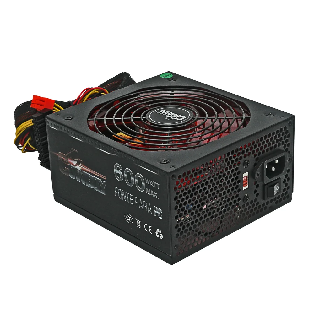 Imagem 4 de 4 do produto Fonte Knup ATX Cowboy Gamer, 600W