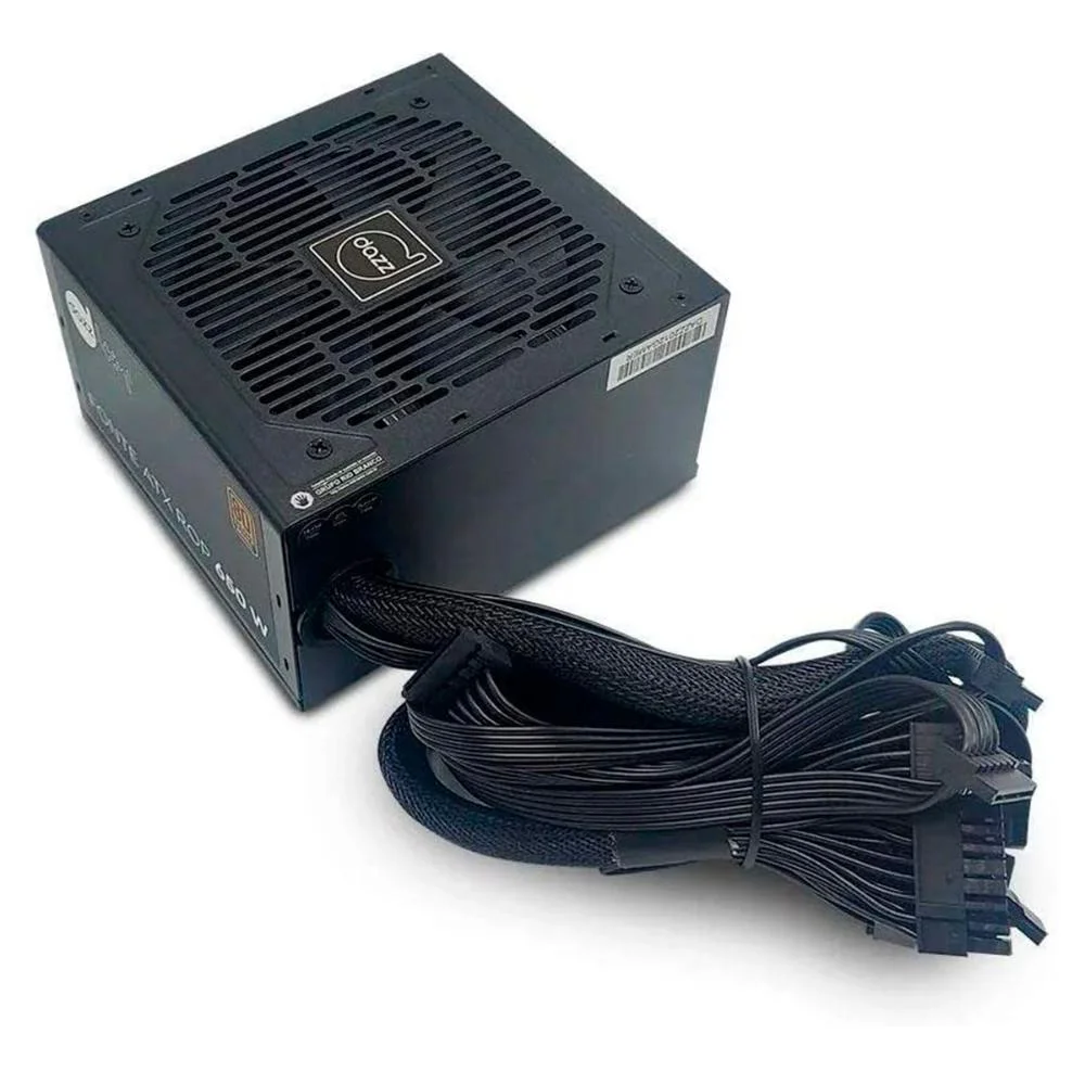 Imagem 5 de 5 do produto Fonte Dazz, 650W, 80 Plus Bronze, PFC Ativo, Bivolt, Com Cabo, Preto - 63000002