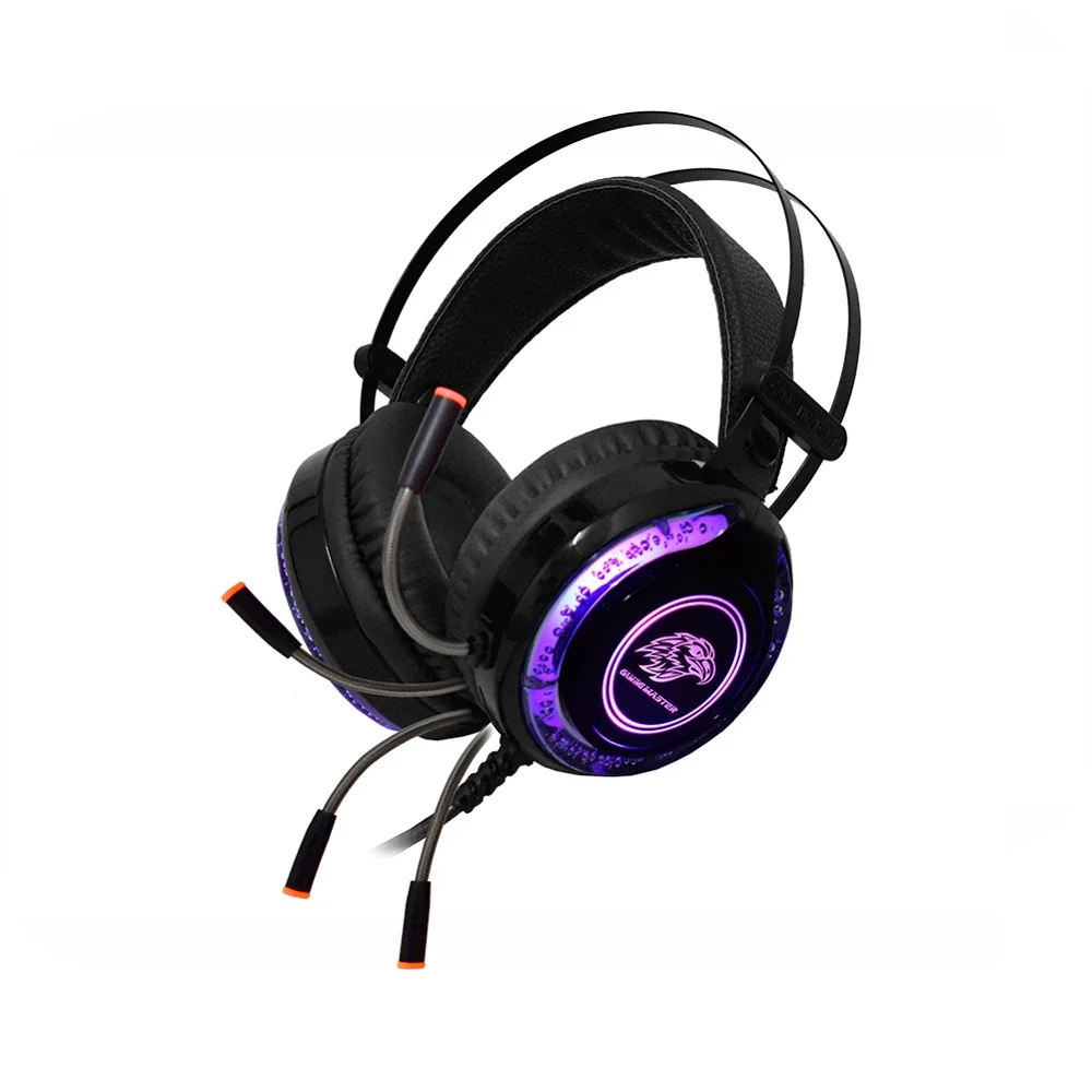 Imagem 4 de 5 do produto Headset Gamer K-mex Ars9300 Stereo Rgb P2 C/ Microfone - Preto