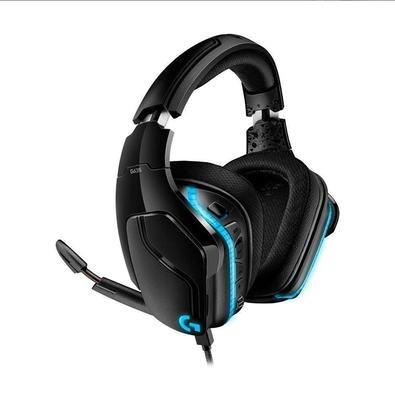 Headset Gamer Logitech G635 7.1 com fio - Multiplataforma · Desenvolvido com tecnologia de áudio avançada, o G635 traz todos os detalhes dos seus j