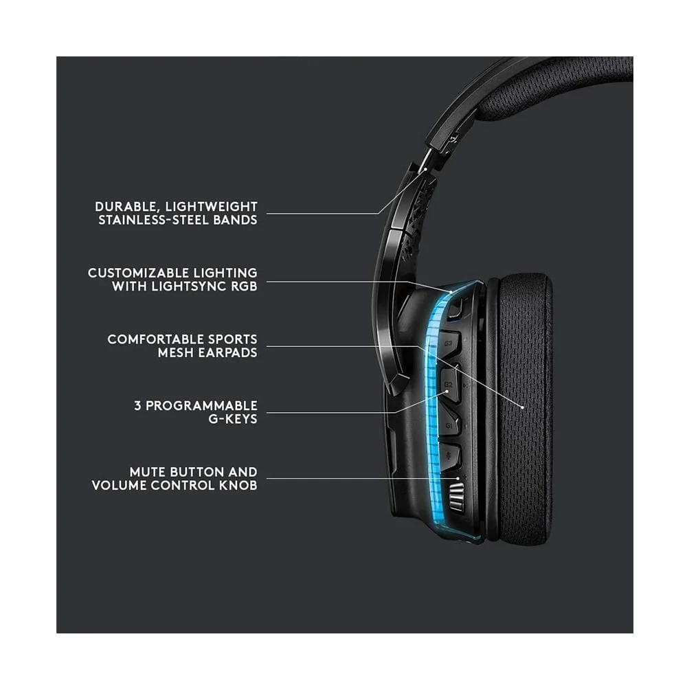 G-RAP【SHAG G】 Headset Gamer Logitech G635 71 Multiplataforma