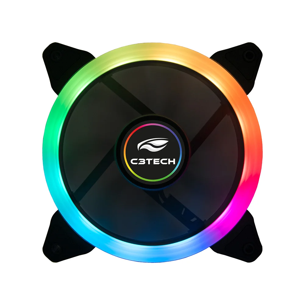 Cooler FAN C3Tech, 120mm, RGB LED - F7-l200RGB. 4