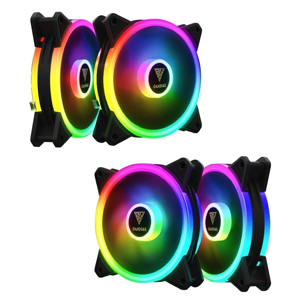 Kit Cooler FAN com 4 Unidades GAMDIAS Aeolus - M2-1204R 6