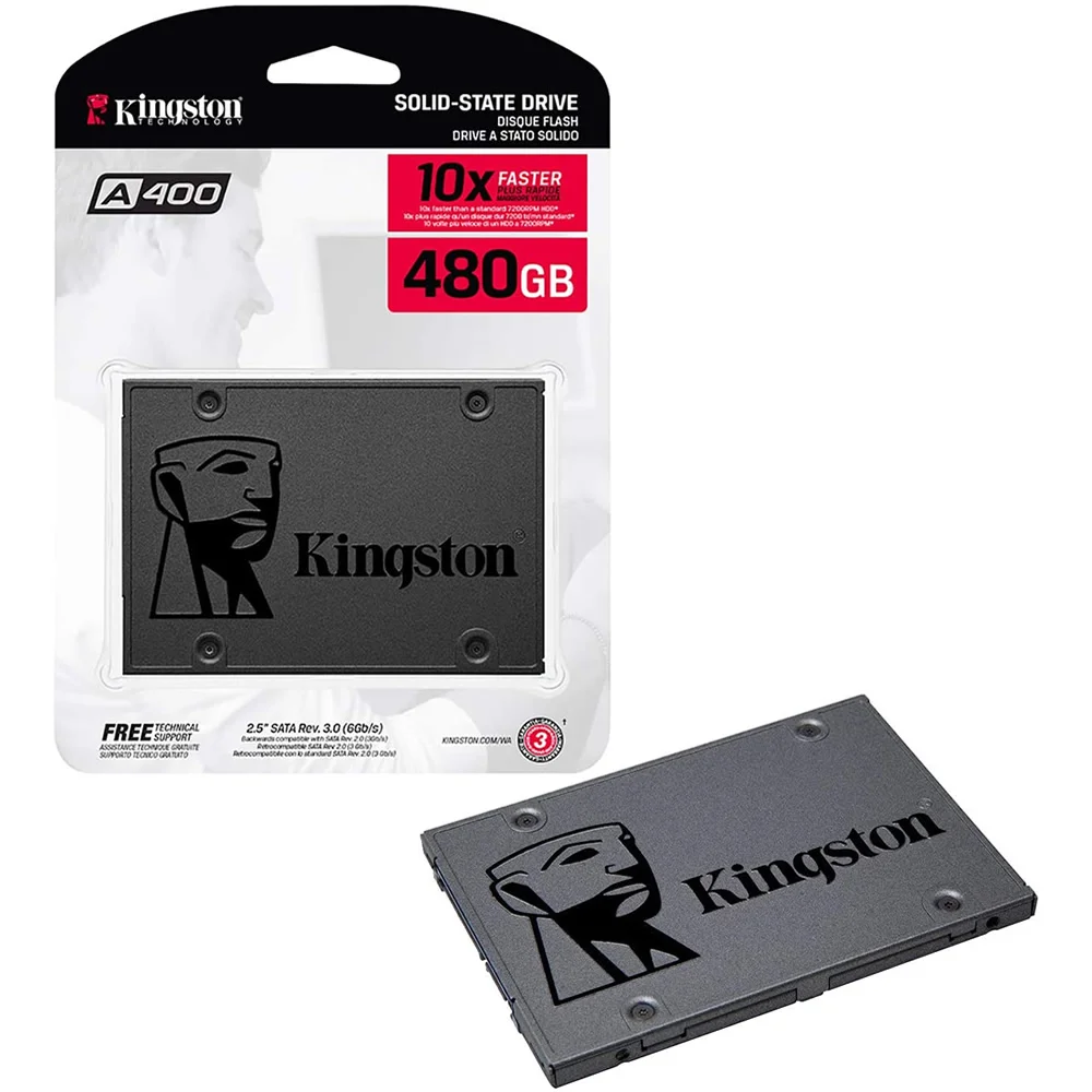 SSD Kingston 480GB A400 SATA KaBuM