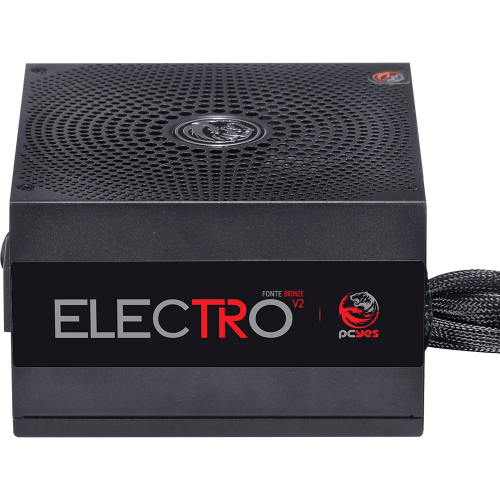 Imagem 2 de 5 do produto Fonte Pcyes Electro V2, 750W, 80 Plus Bronze, PFC Ativo, Rev.2