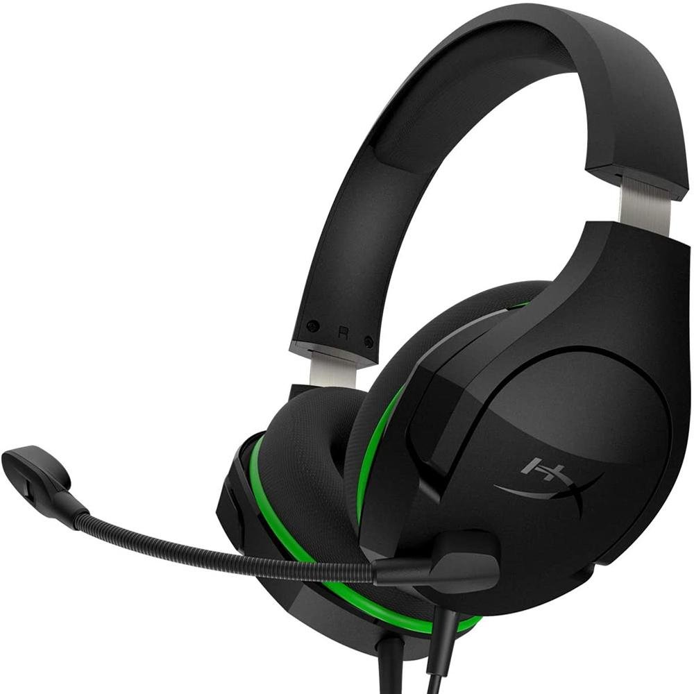 Headset Gamer HyperX, Cloudx Stinger Core, Preto E Verde, HX-HSCSCX-BK |  KaBuM!