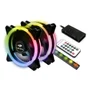 Cooler FAN C3Tech, 120mm, LED Duplo, Para Gabinete - F7 L600RGB 3