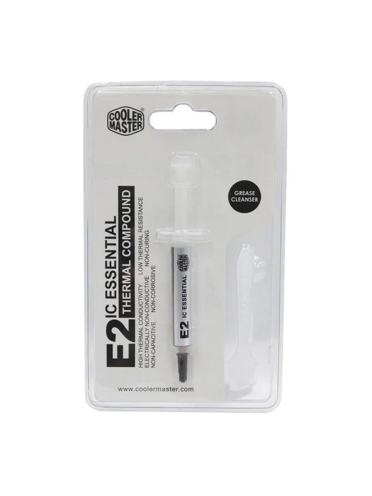 Pasta Termica Cooler Master Ic Essential E2, 1.5 Ml Prata - Rg-ice2-ta15-r1 Pasta Termica Cooler Master Ic Essential E2, 1.5 Ml Prata - Rg-ice2-ta15-r1